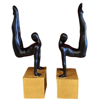 Stylish Decorative Bookends for Shelves or Desk, Bookends Set of 2, Bookshelf Decor Accents, Stylish Bookends, Artistic Bookends Set