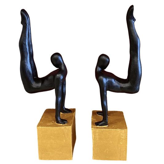 Stylish Decorative Bookends for Shelves or Desk, Bookends Set of 2, Bookshelf Decor Accents, Stylish Bookends, Artistic Bookends Set