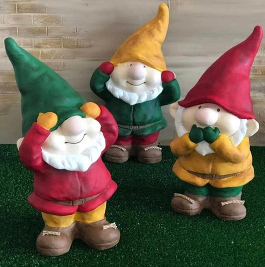 Colorful Garden Gnome Statue, Funny Outdoor Gnome Figurine for Yard, Outdoor Gnome Decor, Garden Gnome Statue, Dwarf Garden Figurine, Garden Gnome Statue, Gnome Decor