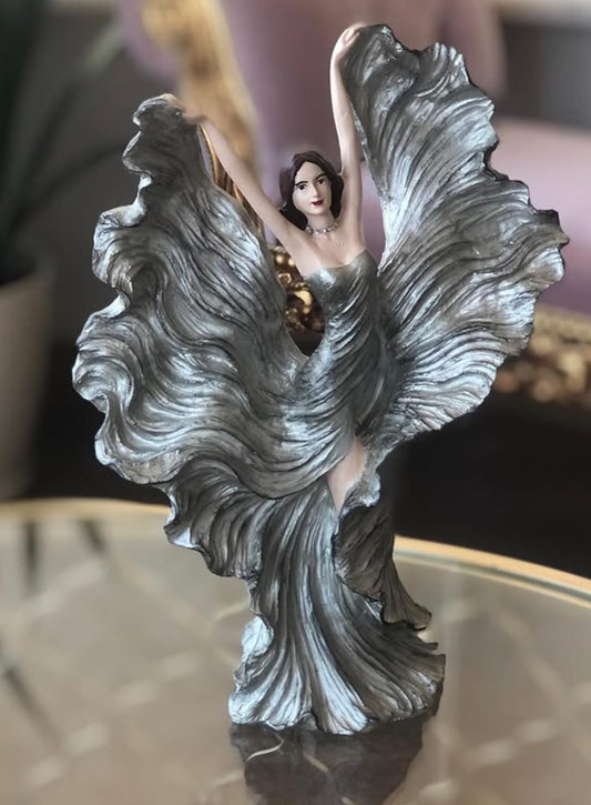 Elegant Flamenco Dancer Figurine, Spanish Dance Statue, Dancer Figurine, Dancer Sculpture, Handcrafted Dancer Statue, Spanish Dance Decor, Dance Decor