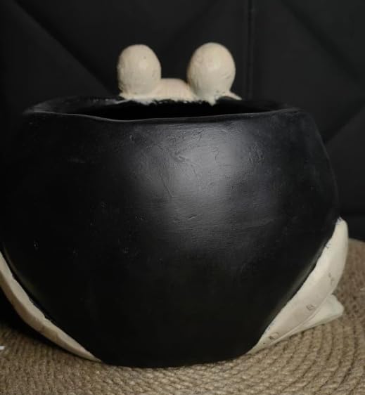 Frog Planter Pot, Frog Shaped Flower Pot Planter, Frog Planter for Indoor, Frog Vase, Frog Themed Vase, Gift For Frog Lovers, Frog Plant Pot