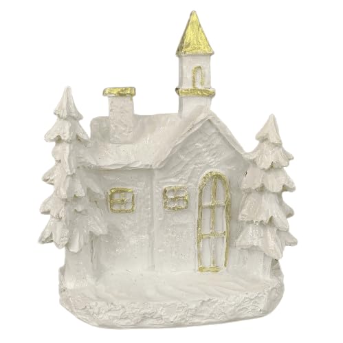 Snow-Covered House Decor, Winter Wonderland Decoration, Festive Snow House, Holiday Home Decor, Christmas Gift, Christmas Village House, Christmas Village Decor