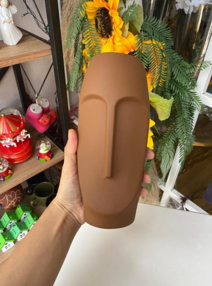 Modern Abstract Face Vase, Face Minimalist Vase, Abstract Face Vase, Face Shaped Planter, Abstract Head Vase, Face Vase, Face Planter Vase