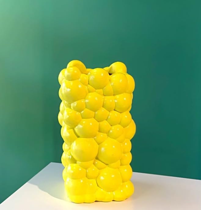 Modern Bubble Vase, Geometric Decor Vase, Contemporary Flower Vase, Luxury Decorative Vase, Handmade Art Vase, Chic Modern Vase, Bubble Vase, Abstract Bubble Vase, Handmade Bubble Vase