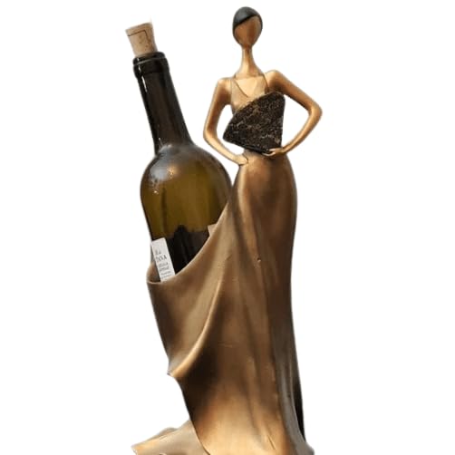 Elegant Woman Wine Rack Sculpture, Lady Wine Holder Statue, Woman Wine Rack, Modern Woman Sculpture Wine Rack, Artistic Bar Decor