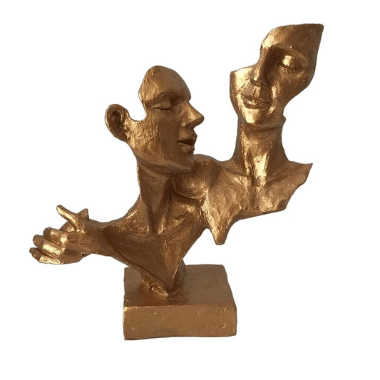 Romantic Couple Sculpture, Abstract Kissing Couple Statue, Anniversary Gift, Love Gift Idea, Couple Decor, Couple Statue, Love Couple Statue, Love Couple Decor