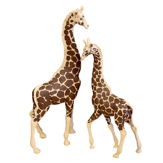 Giraffe Statue Set, African Animal Figurines, Giraffe Decor, Safari Home Decor, Tall Giraffe Sculptures, Wildlife Decor Set, Jungle Decor, Giraffe Sculpture, Giraffe Objects