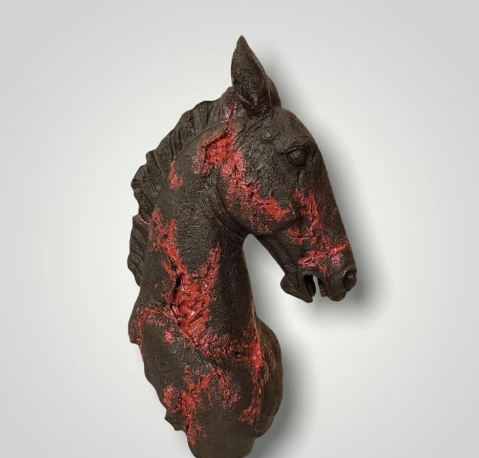 Elegant Horse Head Sculpture, Horse Head Statue, Horse Lover Gift Idea, Luxury Horse Figurine, Modern Equestrian Art, Horse Head Sculpture, Horse Head Decor, Horse Head Figurine