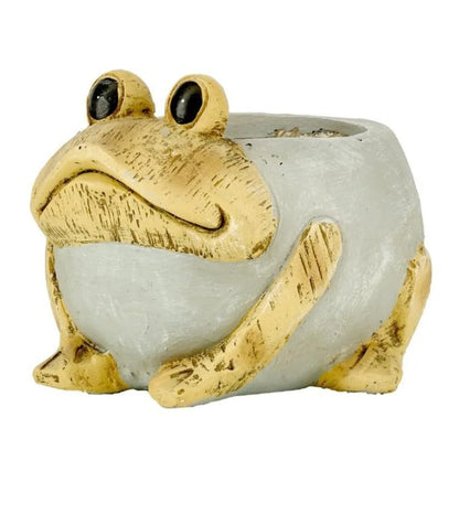 Frog Planter Pot, Frog Shaped Flower Pot Planter, Frog Planter for Indoor, Frog Vase, Frog Themed Vase, Gift For Frog Lovers, Frog Plant Pot