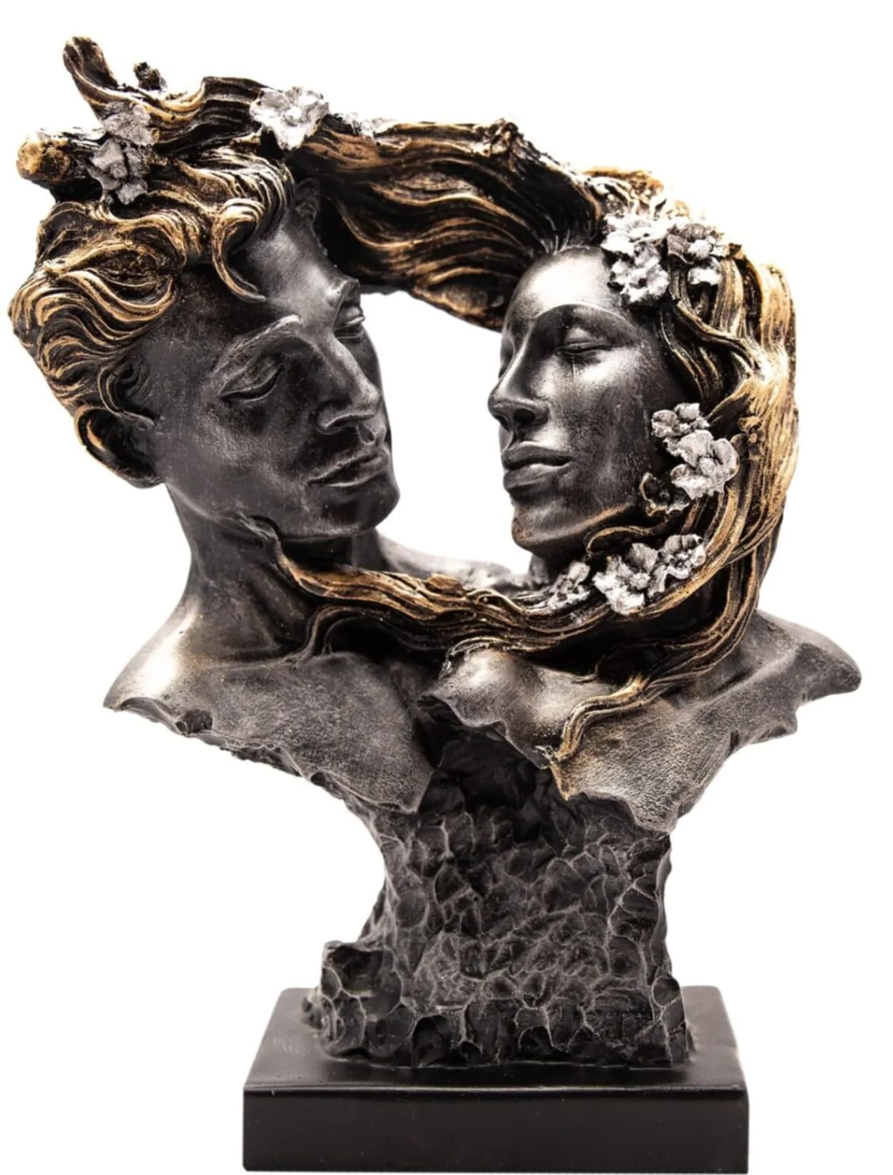 Couple Love Figurine, Romantic Sculpture, Lovers Bust Statue, Valentine’s Day gift, Art Decor Statue, Romantic Gift Idea, Art Decor Statue, Romantic Decor, Love Couple Decor
