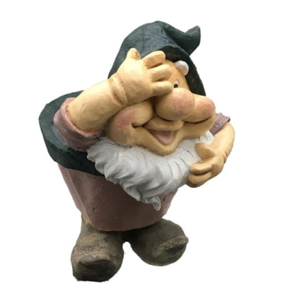 Gnome Plant Pot for Outdoor Garden, Whimsical Garden Planter, Cute Gnome Flower Pot, Gnome Plant Pot, Outdoor Gnome Planter, Cute Flower Pot
