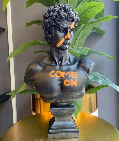David Bust Decorative Sculpture, Greek Statue Decor, Abstract Classical Bust Statue, Modern Art Sculpture, David Bust, David Sculpture, David Bust Decor, David Decor, David Statue