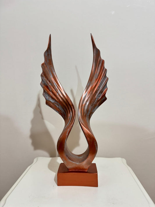 Angel Wings Figurine, Abstract Wing Sculpture, Eagle Wings Statue, Abstract Phoenix Statue, Wing Sculpture, Wing Decor, Wing Statue, Phoenix Sculpture, Eagle Decor
