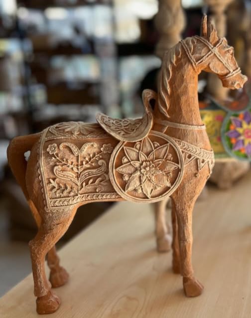Antique Style Decorative Horse Statue, Ancient Horse Statue, Horse Decor Sculpture, Traditional Horse Statue, Historic Horse Figurine