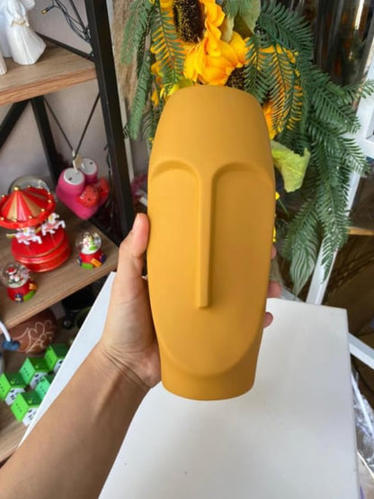 Modern Abstract Face Vase, Face Minimalist Vase, Abstract Face Vase, Face Shaped Planter, Abstract Head Vase, Face Vase, Face Planter Vase