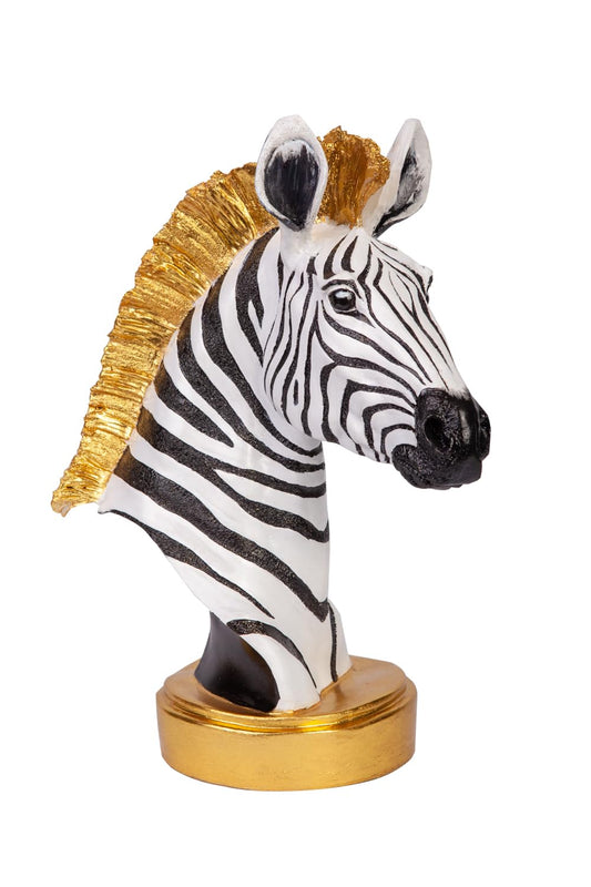 Zebra Head Sculpture, African Wildlife Home Decor, Animal Bust, Safari Theme Statue, Zebra Head Decor, Nature Inspired Decor, Zebra Decor, Zebra Head Statue, Zebra Head Objects