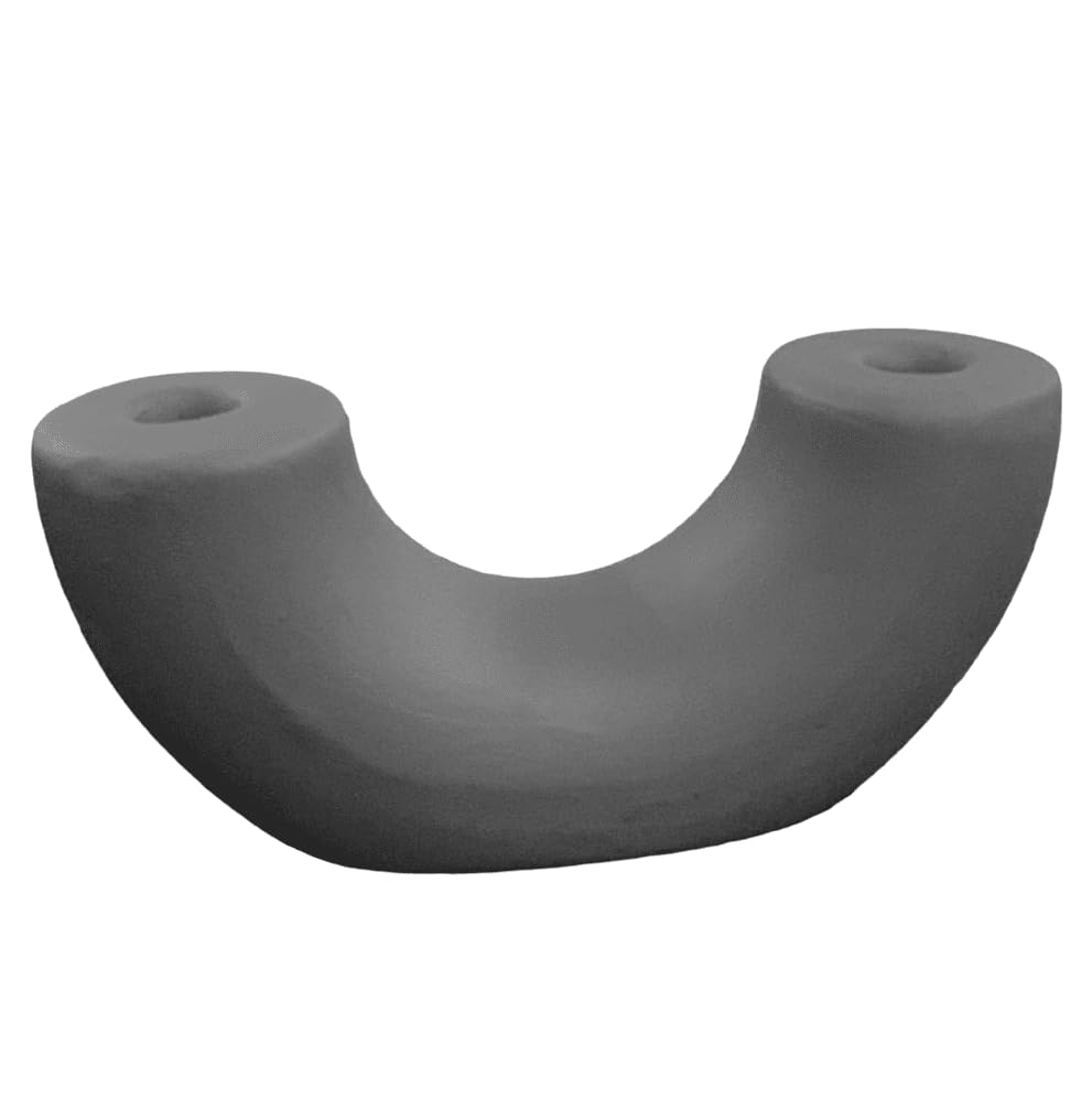 Ceramic U-shaped Sculpture, Handmade Ceramic Decor, Decorative Art Object, Home Accents, Minimalist Tabletop Art Decor, Shaped Sculpture, Shaped Vase, Tabletop Vase