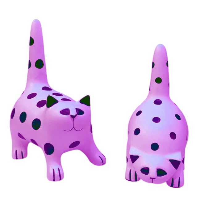 Minimalistisches Katzenstatuen-Set, Moderne Katzenskulpturen, Wohndekor, Minimalistisches Katzendekor, Katzenskulptur, Moderne Katzenstatuen, Geschenkidee für Katzenliebhaber