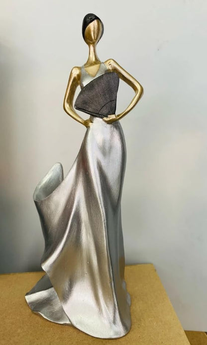 Elegant Woman Wine Rack Sculpture, Lady Wine Holder Statue, Woman Wine Rack, Modern Woman Sculpture Wine Rack, Artistic Bar Decor