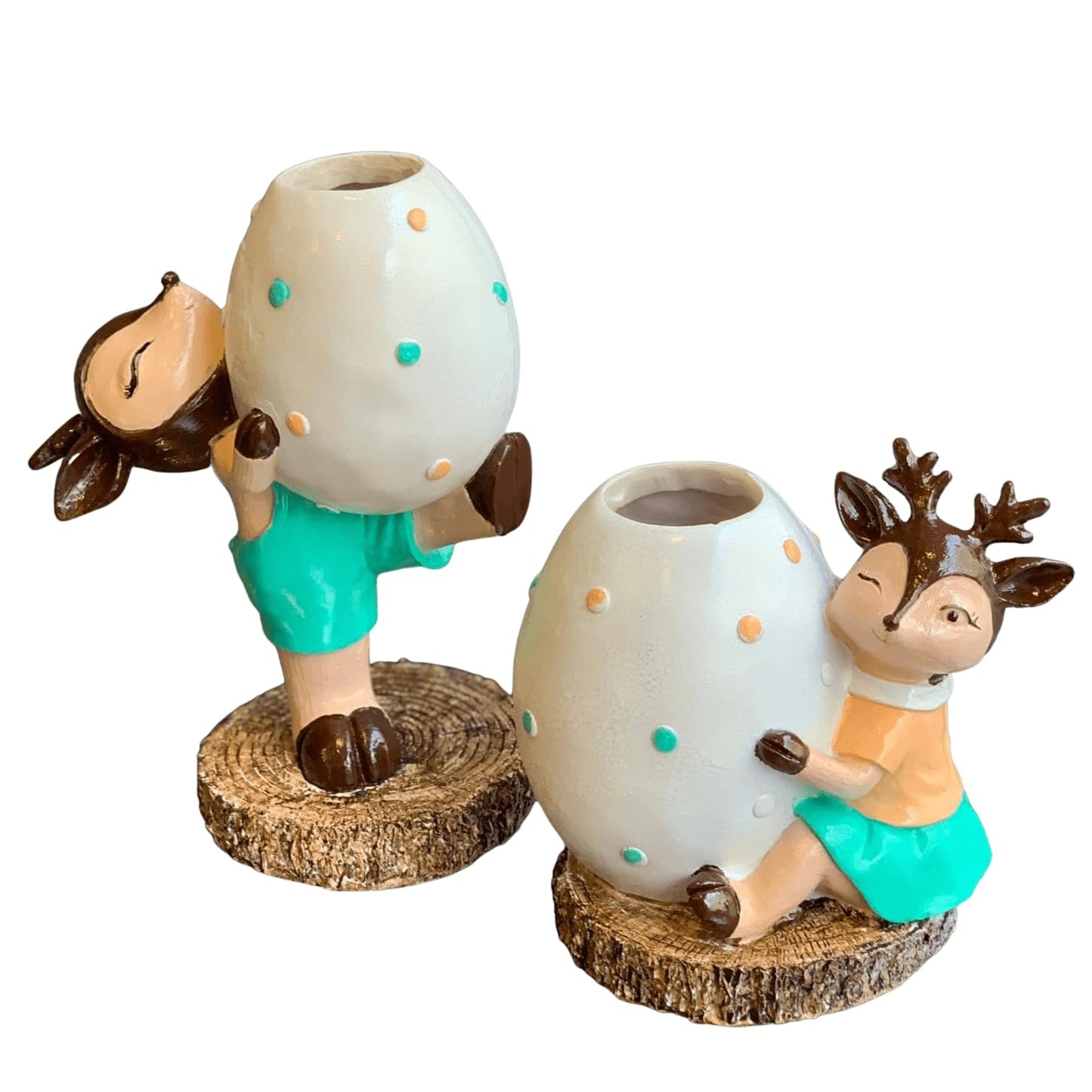 Deer Pen Holder, Animal Desk Decor, Cute Office Decor, Unique Pen Holder Gift, Adorable Deer Pen Holder Set or Single, Deer Pen Decor, Deer Pen Holder Decor