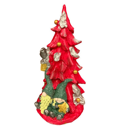 Large Christmas Tree Figurine, Christmas Tree Ornament, Seasonal Tree Figurine, Christmas Decor Gift, Holiday Tree Decor, Christmas Tree Sculpture, Christmas Tree Decor