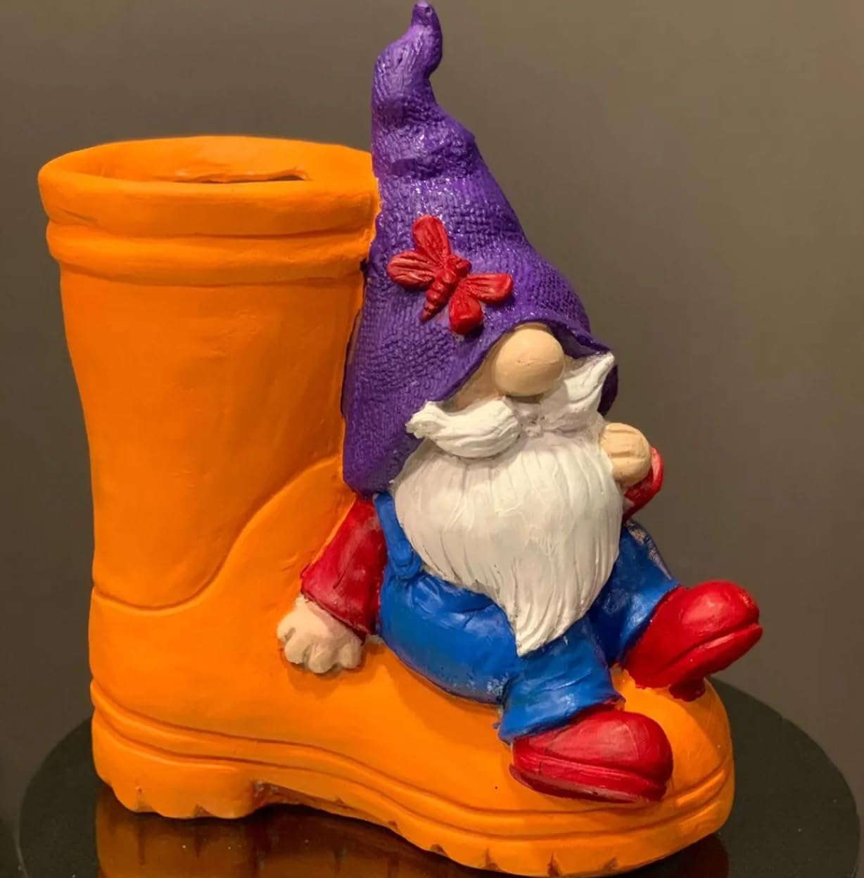 Santa Claus Boots Figurine, Decorative Santa Claus, Christmas Decorations, Santa Boots Statue, Christmas Gift, Gnome Sculpture, Gnome Decor, Gnome Object, Gnome Statue, Gnome Figurine