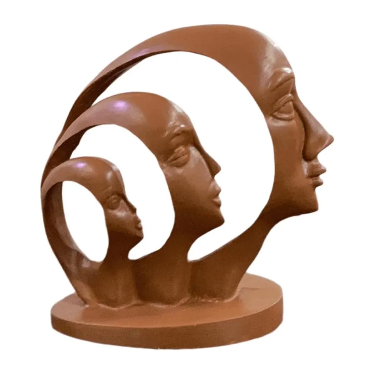 Dreifache Gesichtsskulptur, Abstraktes Gesicht Art Decor, Trio-Gesichtsstatue, Moderne abstrakte Skulptur, Wohndekor-Akzente, Gesichtsskulptur, Gesichtsdekor, Gesichtsstatue, Gesichtsobjekte