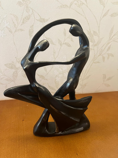 Dancing Couple Statue, Abstract Sculpture, Abstract Couple Figurine, Modern Love Decor, Romantic Gift for Couples, Love Art Decor, Couple Sculpture, Couple Statue