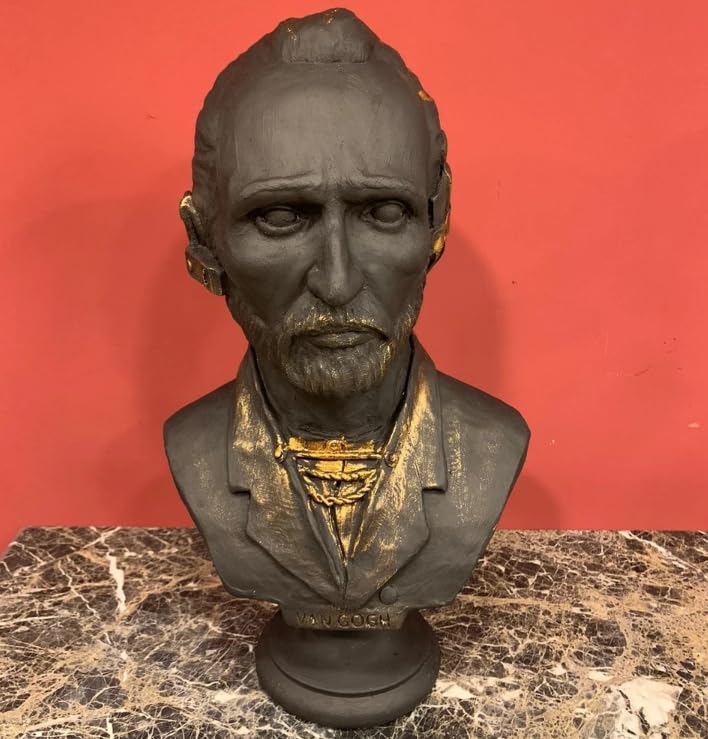 Van Gogh Bust Sculpture, Decorative Bust of Van Gogh, Contemporary Art Bust, Van Gogh Sculpture, Van Gogh Figurine, Van Gogh Decor, Van Gogh Statue, Van Gogh Sculpture