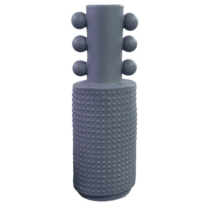Moderne Polyestervase, Zeitgenössische Dekorvase, einzigartige skulpturale Vase, abstrakte große Vase, handgefertigte dekorative Vase, Vase im nordischen Stil