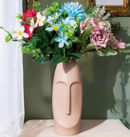 Modern Abstract Face Vase, Face Minimalist Vase, Abstract Face Vase, Face Shaped Planter, Abstract Head Vase, Face Vase, Face Planter Vase