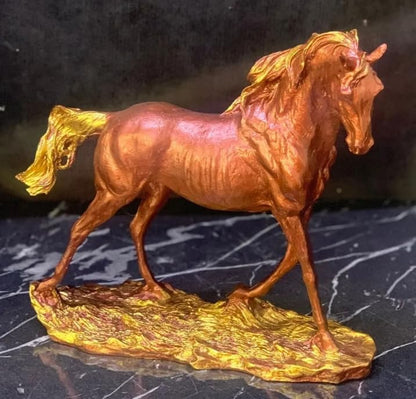 Handcrafted Horse Statue, Equestrian Art Sculpture, Luxury Horse Decor Figurine, Horse Ornament Collectible, Horse Sculpture, Horse Decor