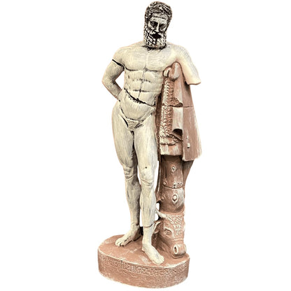 Antike griechische Herkules-Statue, handgemachte Mythologie-Statue, handgemachte Herkules-Skulptur, griechische Mythologie-Herkules-Figur, Herkules-Statue