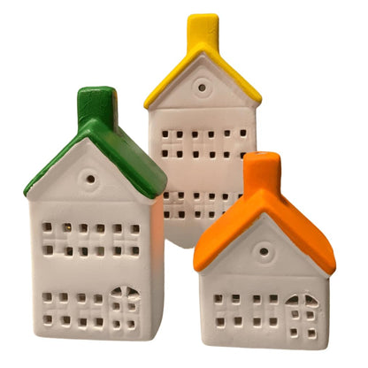 Handgemachtes Haus Kerzenhalter Set, Haus Kerzenständer, Haus Kerzenhalter, Bauernhaus Kerzen Dekor, Geschenk für Kerzenliebhaber, handgemachte Kerze