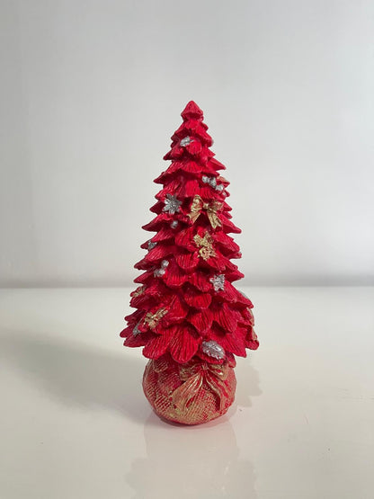 Mini & Large Christmas Tree Figurine, Christmas Tree Decor, Seasonal Tree Figurine, Christmas Decor Gift, Holiday Tree Decor, Christmas Tree Sculpture