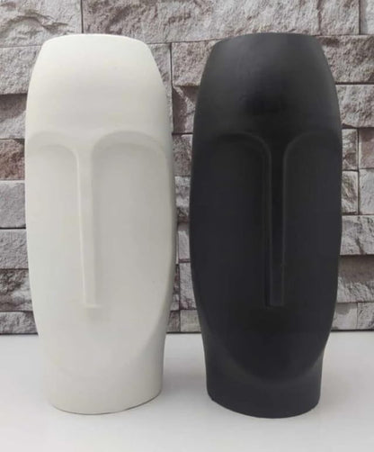 Modern Abstract Face Vase, Face Minimalist Vase, Abstract Face Vase, Face Shaped Planter, Abstract Head Vase, Face Vase, Face Planter Vase