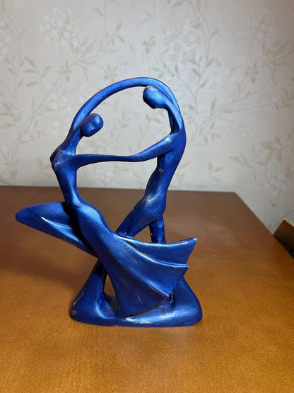 Dancing Couple Statue, Abstract Sculpture, Abstract Couple Figurine, Modern Love Decor, Romantic Gift for Couples, Love Art Decor, Couple Sculpture, Couple Statue