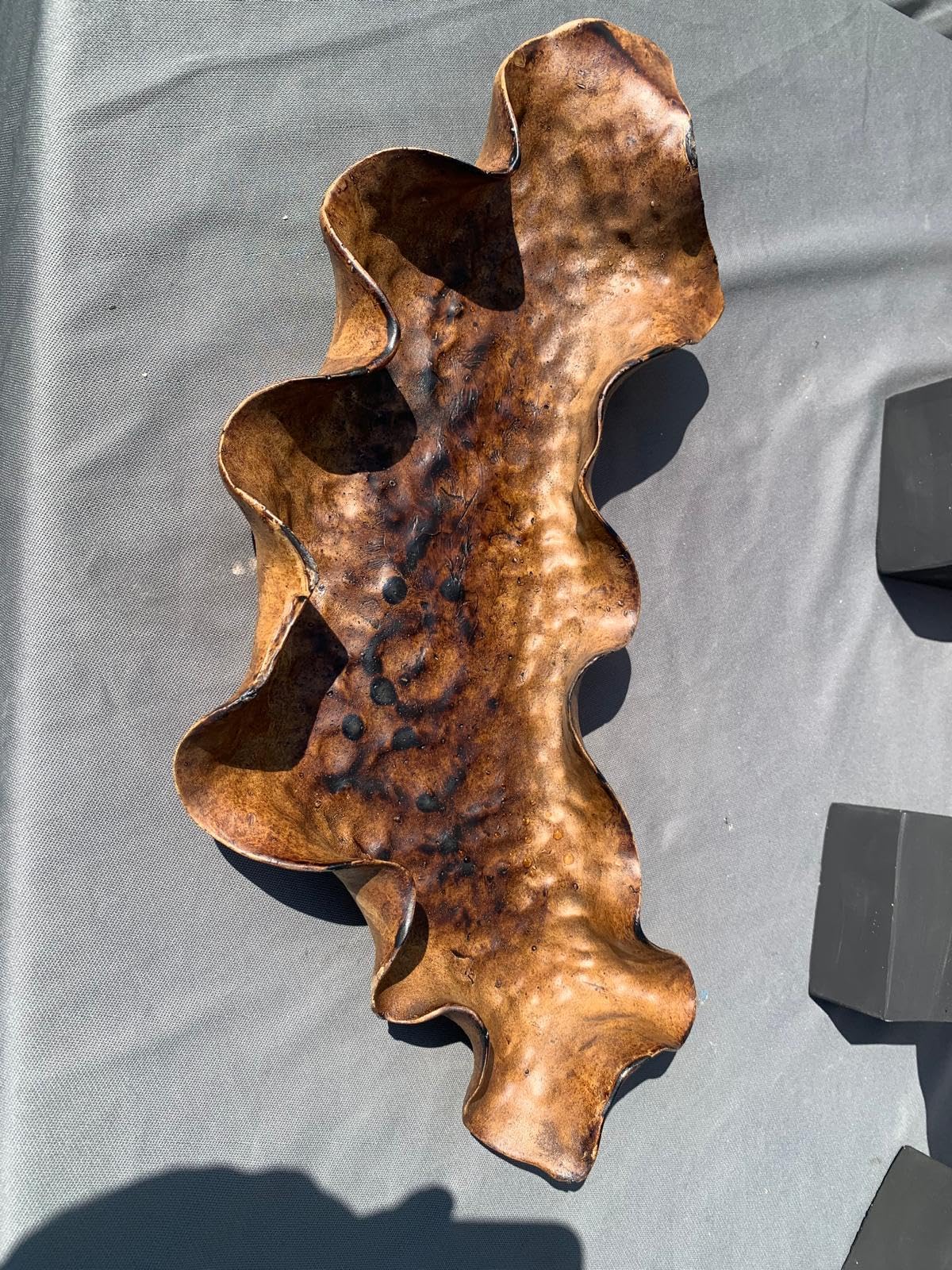 Wavy Edge Decorative Tray Set, Wavy Edge Tray, Modern Decorative Bowl, Unique Centerpiece Tray, Stylish Catch All Tray, Wavy Design Bowl, Modern Art Decor, Wavy Art Decor