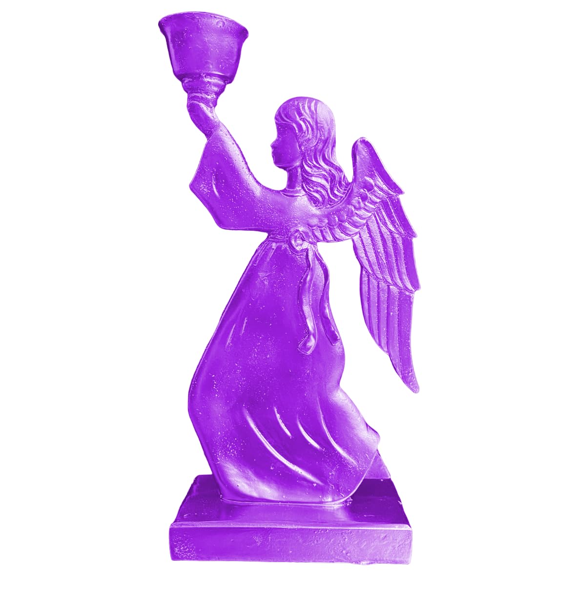 Portacandele a forma di angelo alato, portacandele a forma di angelo, portacandele a forma di angelo, portacandele a forma di bambina, portacandele a forma di statuina di angelo