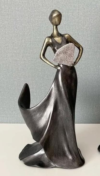 Elegant Woman Wine Rack Sculpture, Lady Wine Holder Statue, Woman Wine Rack, Modern Woman Sculpture Wine Rack, Artistic Bar Decor