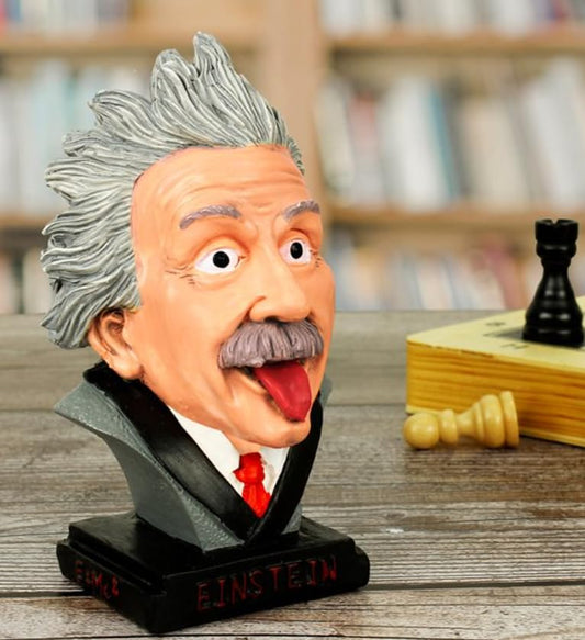 Einstein Tongue Out Statue, Handmade Einstein Bust Sculpture, Albert Einstein Mini Statue, Einstein Head Figurine, Einstein Bust Statue, Einstein Tongue Out Sculpture