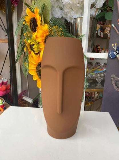 Modern Abstract Face Vase, Face Minimalist Vase, Abstract Face Vase, Face Shaped Planter, Abstract Head Vase, Face Vase, Face Planter Vase