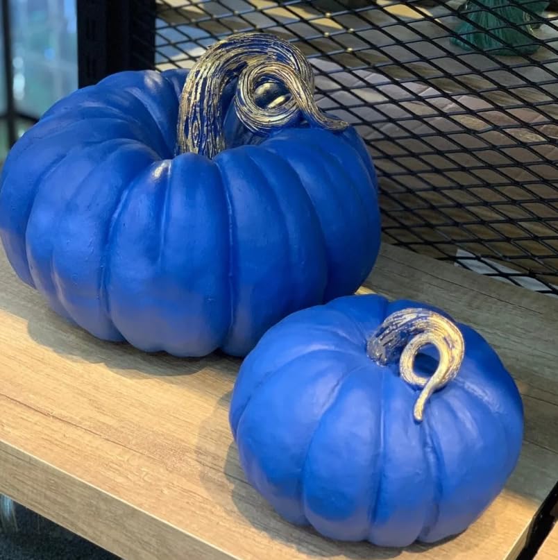 Decorative Pumpkin Set or Single, Autumn Home Decoration, Pumpkin Decor, Halloween Centerpiece, Autumn Home Decor, Elegant Fall Decoration, Pumpkin Sculpture, Pumpkin Statue