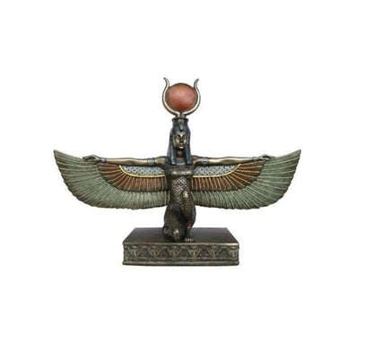 Egyptian Goddess Isis Sculpture, Isis Statue, Winged Isis Goddess Statue, Ancient Egyptian Isis Statue, Handmade Isis Sculpture, Isis Decor