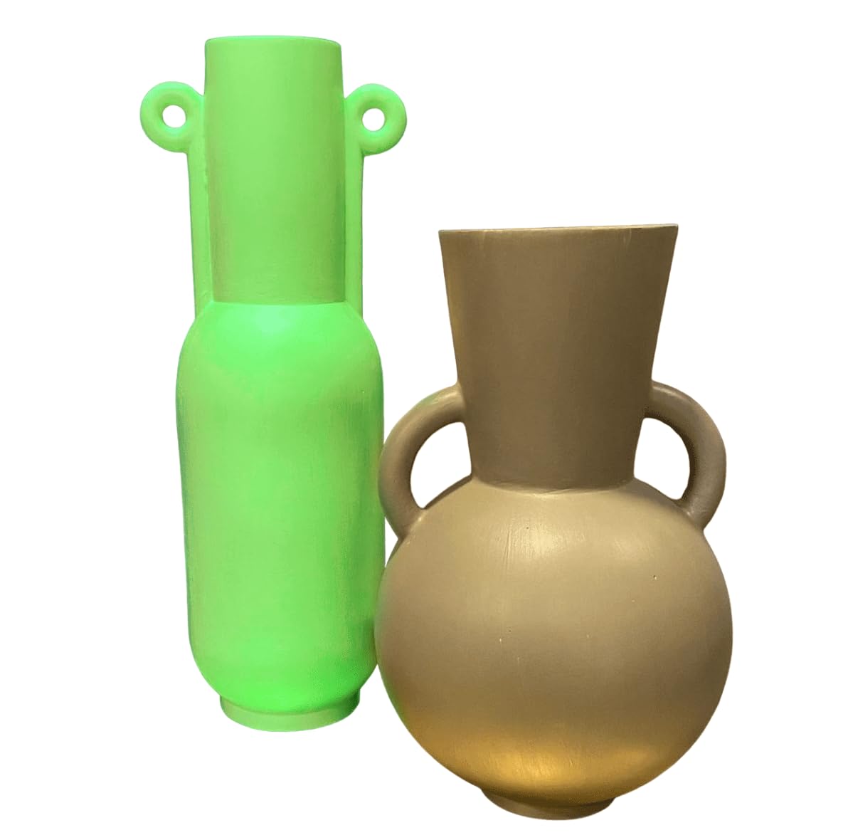 Modern Minimalist Vases Set of 2, Modern Home Decor, Minimalist Vase Set, Modern Vase, Decorative Vase, Round Modern Vase, Rustic Shelf Vase