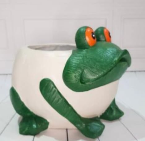 Frog Planter Pot, Frog Shaped Flower Pot Planter, Frog Planter for Indoor, Frog Vase, Frog Themed Vase, Gift For Frog Lovers, Frog Plant Pot