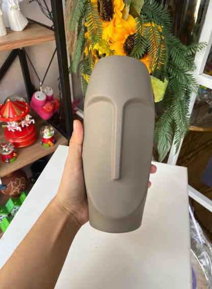 Modern Abstract Face Vase, Face Minimalist Vase, Abstract Face Vase, Face Shaped Planter, Abstract Head Vase, Face Vase, Face Planter Vase
