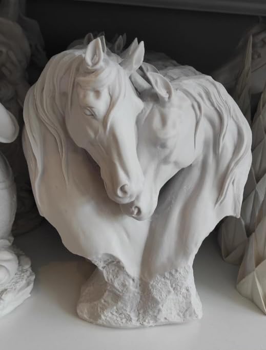 Soul Mate Horse Statue, Soulmate Horse Bust, Double Horse Head Sculpture, Double Horse Head Statue, Horse Couple Statue, Horse Couple Decor