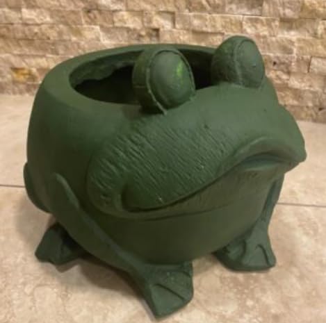 Frog Planter Pot, Frog Shaped Flower Pot Planter, Frog Planter for Indoor, Frog Vase, Frog Themed Vase, Gift For Frog Lovers, Frog Plant Pot