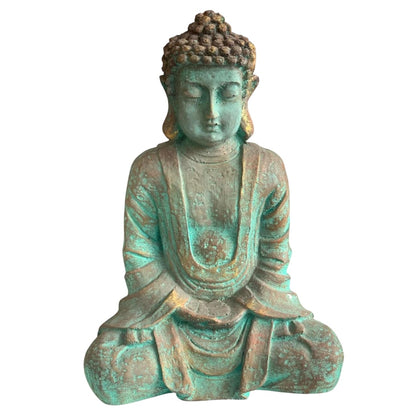 Meditating Buddha Statue, Polyester Buddha Figurine, Small Buddha Sculpture, Buddha Statue in Meditation Pose, Buddha Sculpture